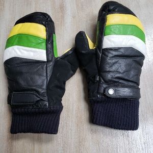 Scott Leather Ski Mittens